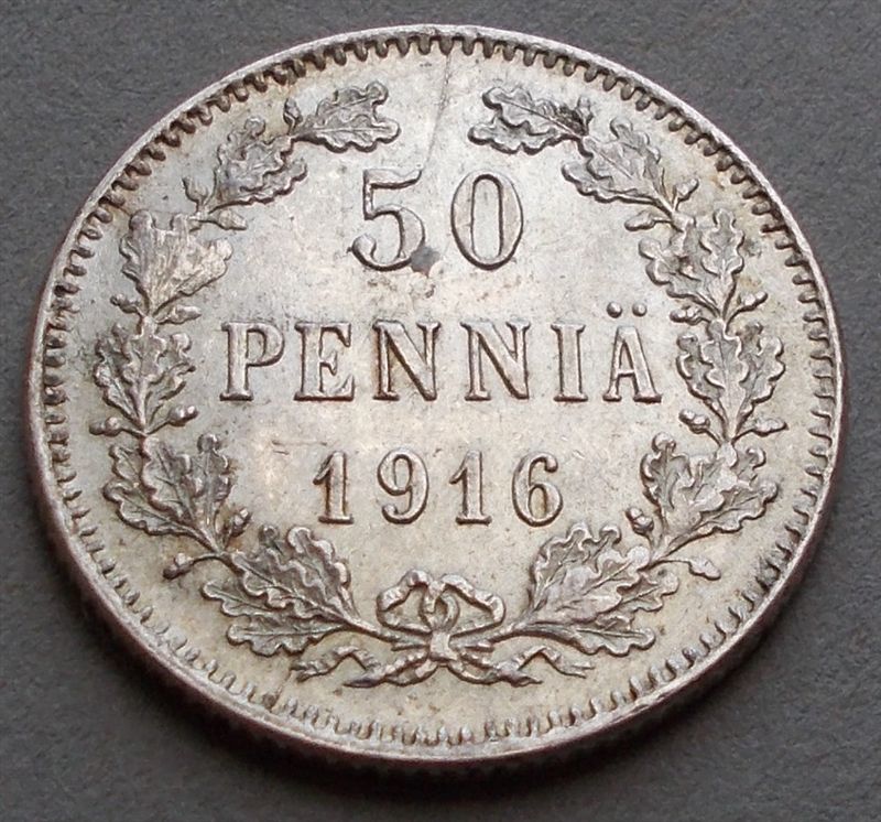 1916-Finland-50-Penni�